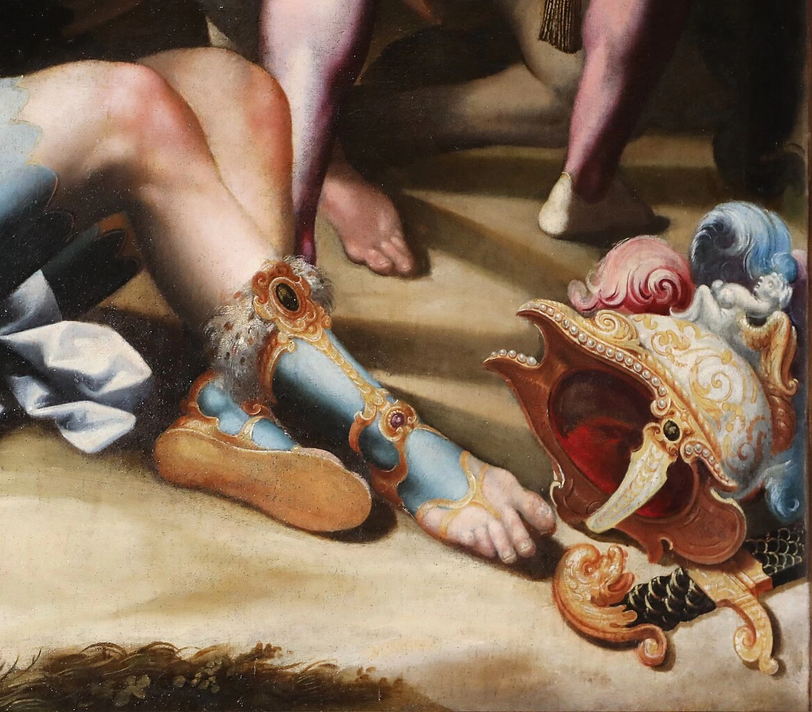 Aurelio Lomi - Conversione di San Paolo, Santi Stefano e Niccolao (Pescia), dettaglio 4